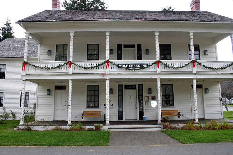 Wolf Creek Inn, originally Wolf Creek Tavern, in Wolf Creek Oregon