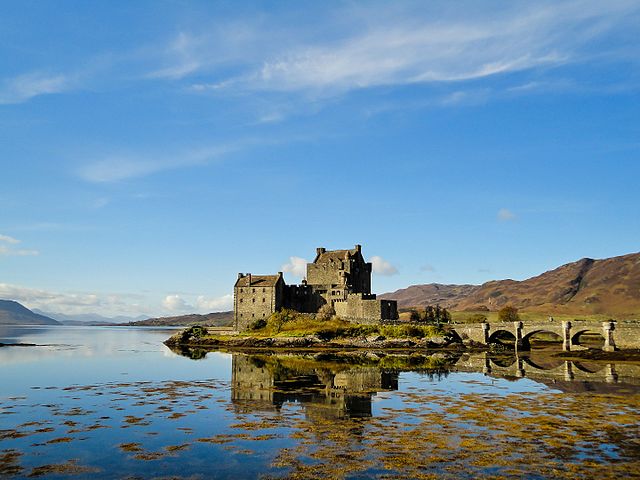 Gorgeous abandoned Eilean Donan Castle in the Highlands of Scotland ...