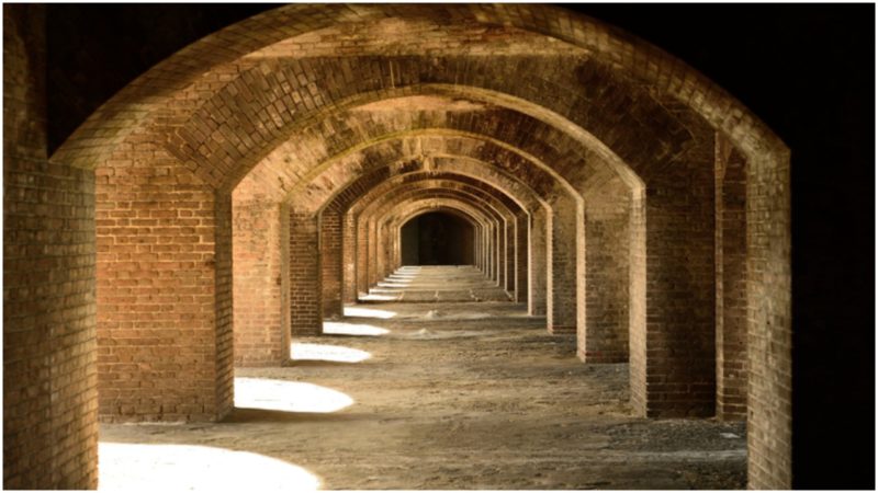 Fort Jefferson, Florida - the biggest brick structure in America ...