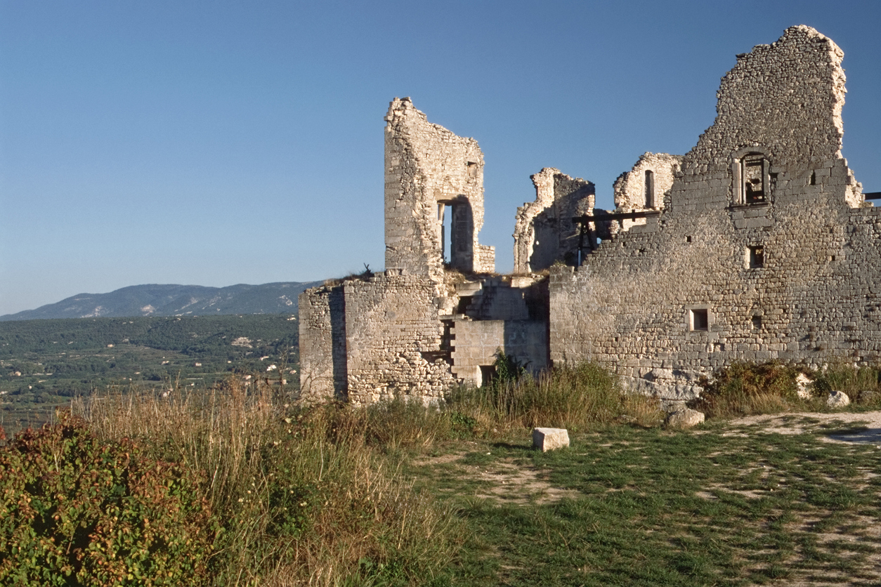 The Ruins of Château de Lacoste, One-Time Home to the Marquis de Sade