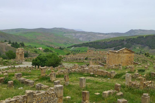 Djémila: Аncient city in Algeria which is one of the best-preserved ...