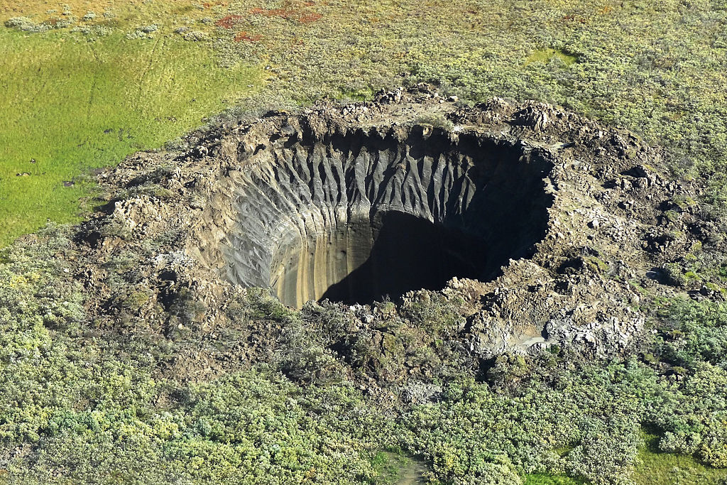 Enormous 'Gate to Hell' Crater Opens Up Near Russian Ski Resort