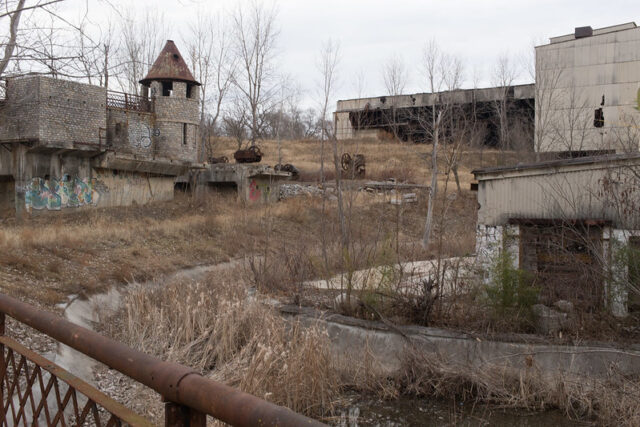 View of the structures at Cementland