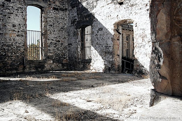 Remains of the Old Idaho State Penitentiary