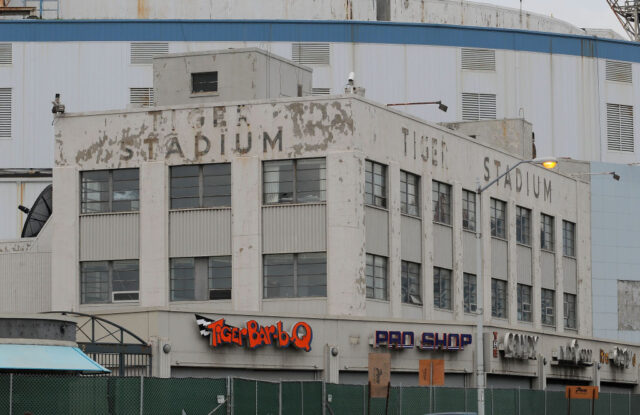 Exterior of Tiger Stadium