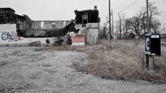 A partially-collapsed store.