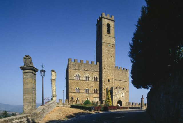 Exterior of the Castle of the Counts Guidi