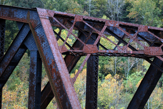 View of the top of a bridge