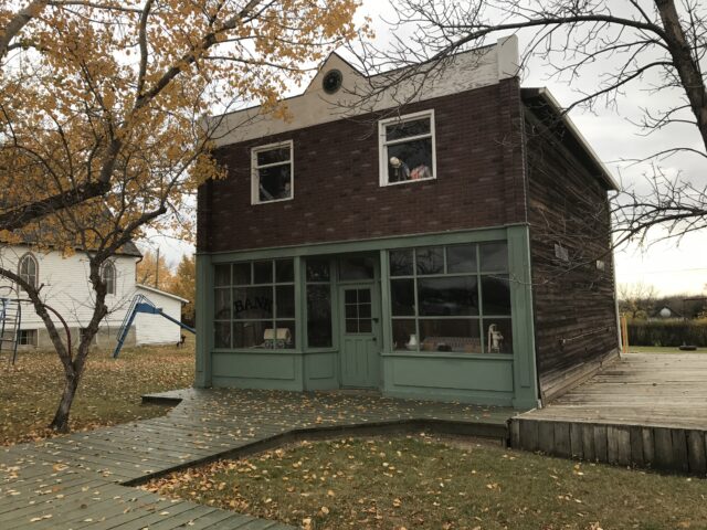 Exterior of a building in Rowley, Alberta