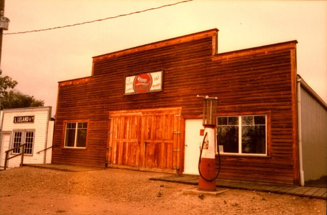 Exterior of a building in Rowley, Alberta