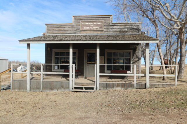 Exterior of a building in Rowley, Alberta